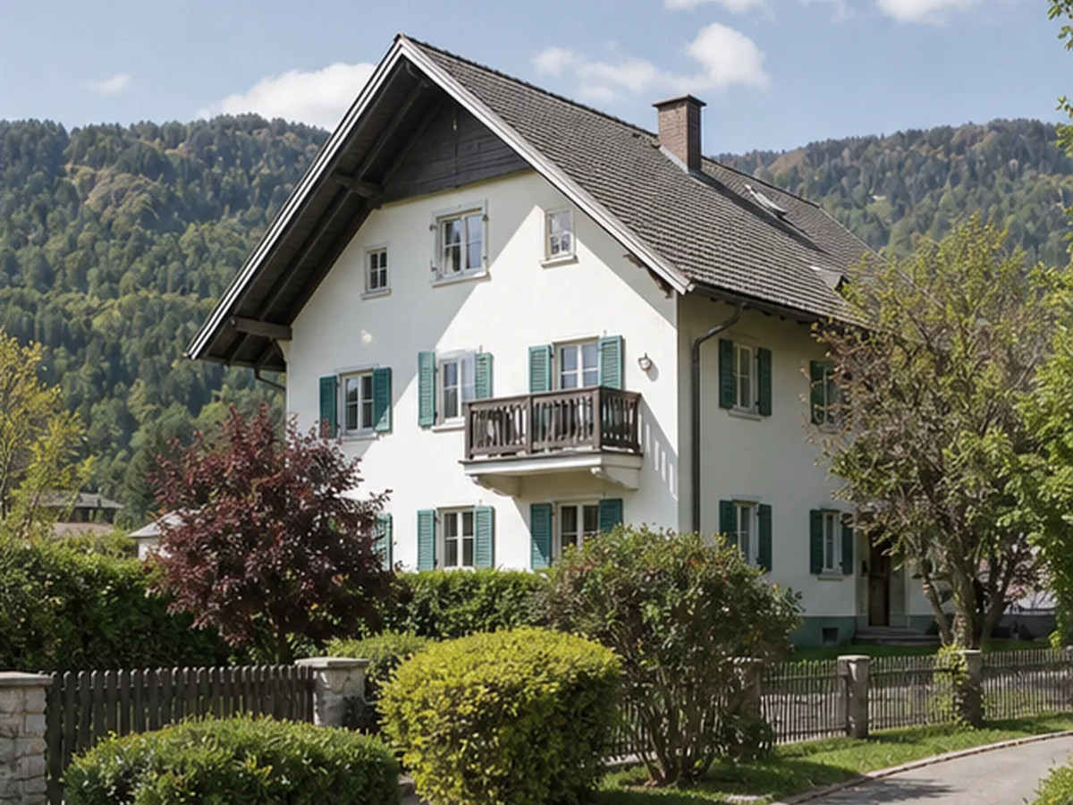 Kleine Wohnanlage mit einer Freizeitwohnung in Österreich